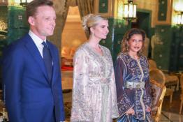 Image du Maroc Professionnelle de  Son Altesse Royale la Princesse Lalla Meryem préside un dîner en l'honneur de Mme Ivanka Trump à Rabat, le Jeudi 7 Novembre 2019. (Photo/ SPPR) via Jalilbounhar.com 